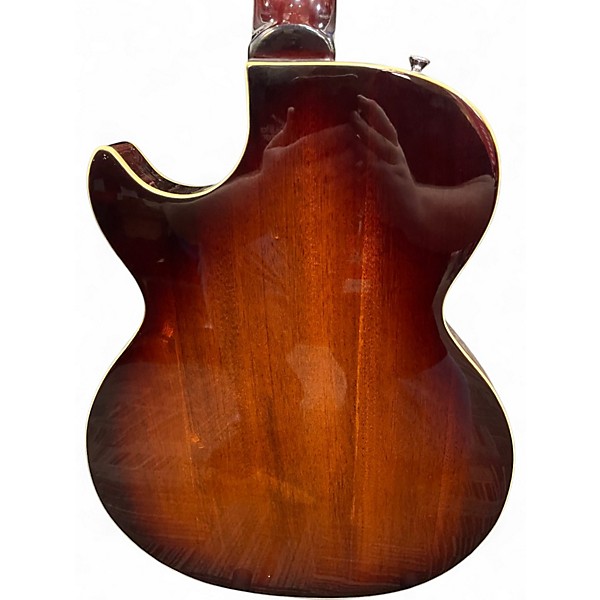 Used Iyv IJZ 300 Tobacco Sunburst Hollow Body Electric Guitar