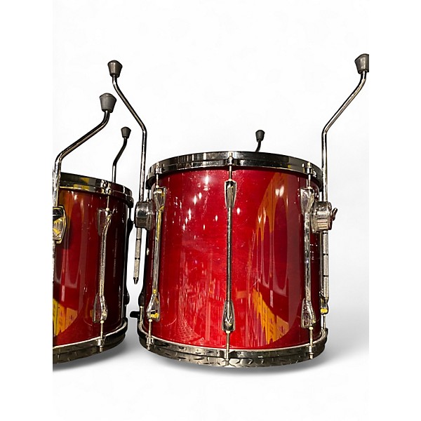 Used TAMA 5 Piece Superstar Hyperdrive Red Drum Kit