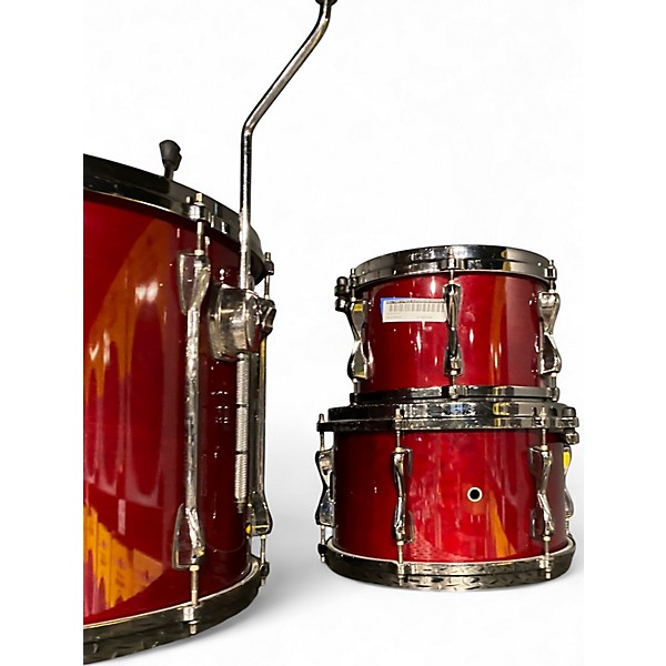 Used TAMA 5 Piece Superstar Hyperdrive Red Drum Kit