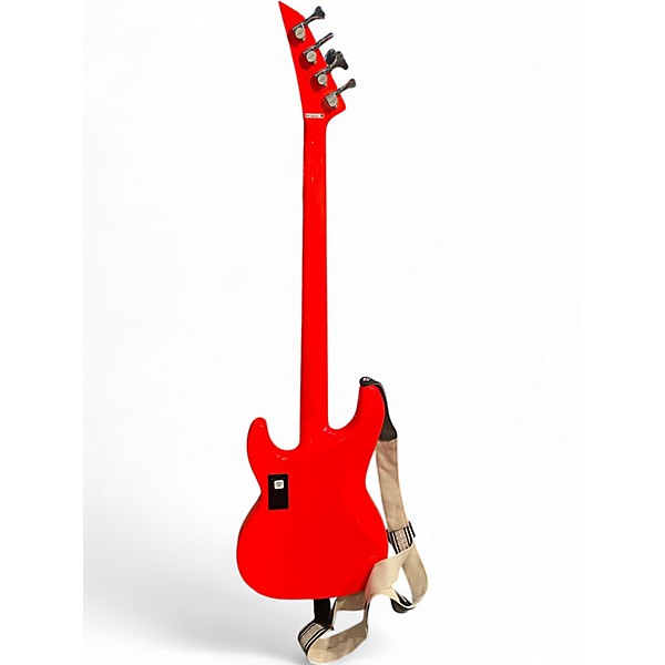 Used Jackson X Series Concert CBXNT Orange Electric Bass Guitar