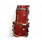 Used Pearl 6 Piece Masters Maple Complete Red Sparkle Drum Kit