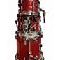 Used Pearl 6 Piece Masters Maple Complete Red Sparkle Drum Kit
