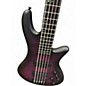 Used Schecter Guitar Research Stiletto Studio 5 String Limited Edition Transparent Purple Burst Electric Bass Guitar