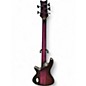 Used Schecter Guitar Research Stiletto Studio 5 String Limited Edition Transparent Purple Burst Electric Bass Guitar