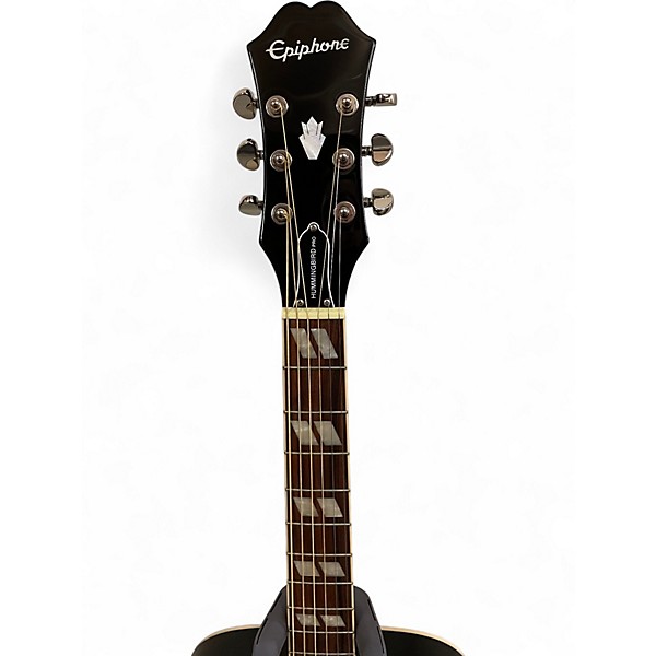 Used Epiphone HUMMINGBIRD PRO BLACK Acoustic Electric Guitar