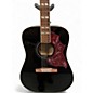 Used Epiphone HUMMINGBIRD PRO BLACK Acoustic Electric Guitar