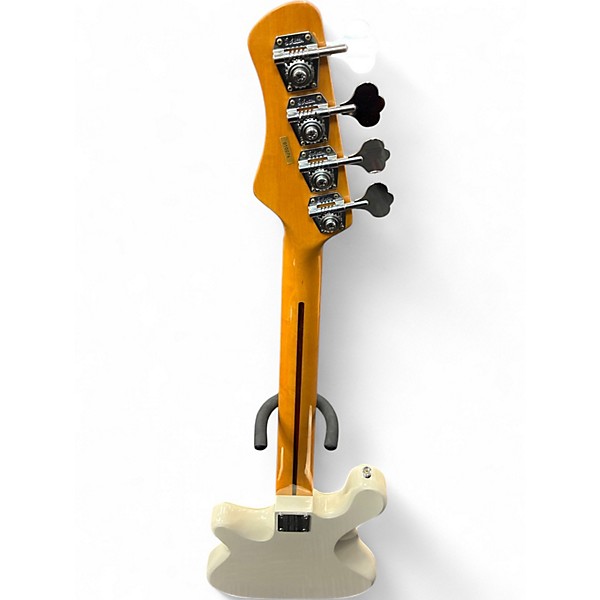 Used Ovation Ultra Bass white Electric Bass Guitar