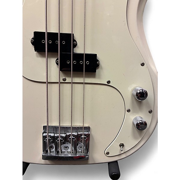 Used Ovation Ultra Bass white Electric Bass Guitar
