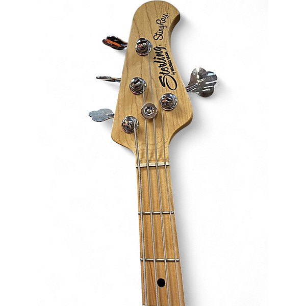 Used Sterling by Music Man Stingray 4 Shell Pink Electric Bass Guitar