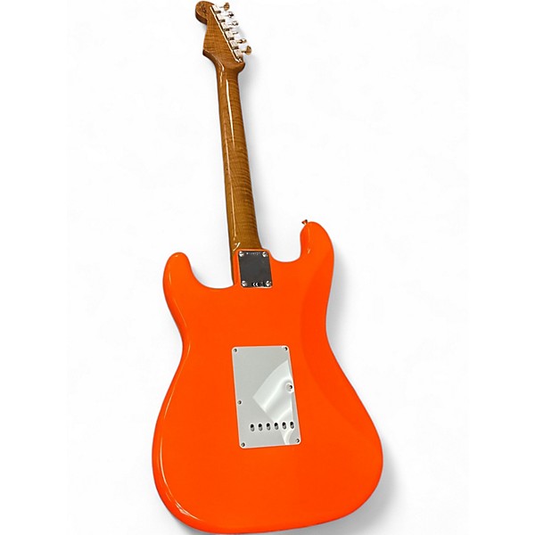 Used Fender CUSTOM SHOP STRATOCASTER Orange Solid Body Electric Guitar