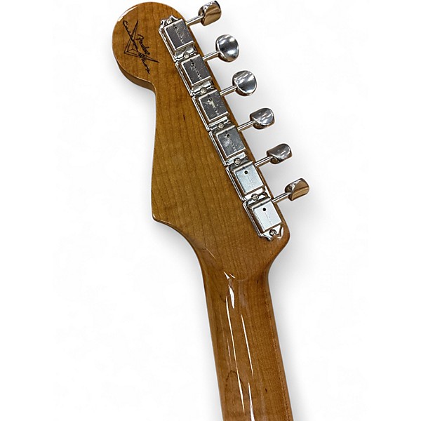 Used Fender CUSTOM SHOP STRATOCASTER Orange Solid Body Electric Guitar