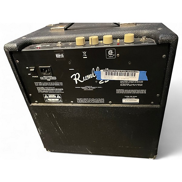 Used Fender Rumble 25 25W 1x10 Bass Combo Amp