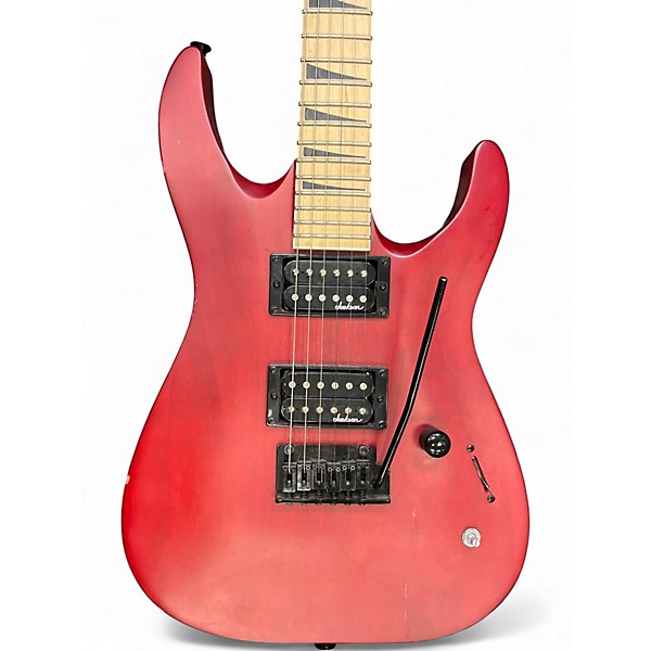Used Jackson JS22 Dinky Red Solid Body Electric Guitar
