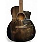 Used Guild OM260CE Trans Black Acoustic Electric Guitar