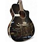 Used Guild OM260CE Trans Black Acoustic Electric Guitar