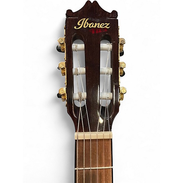 Used Ibanez GA35 Black Classical Acoustic Electric Guitar