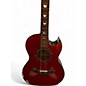 Used H. Jimenez LBQGXE-AN Red Acoustic Electric Guitar