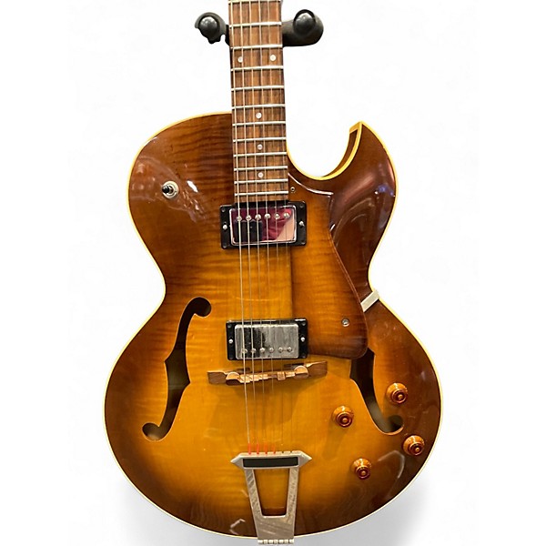 Used The Heritage H-575-ASB Trans Brown Hollow Body Electric Guitar