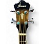 Used Ibanez AEB10E Trans Charcoal Acoustic Bass Guitar