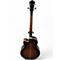 Used Ibanez AEB10E Trans Charcoal Acoustic Bass Guitar