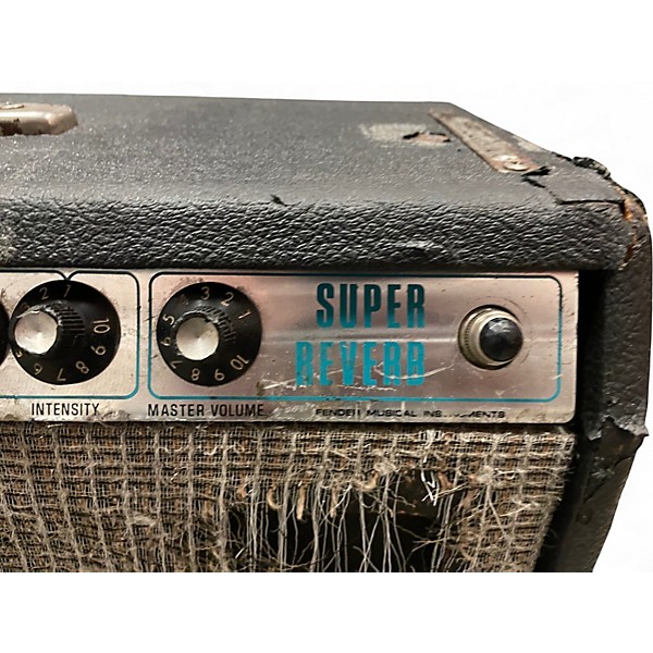 Vintage 1976 Fender Super Reverb 4x10 Tube Guitar Combo Amp