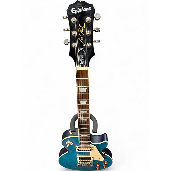 Used Epiphone Les Paul Traditional PRO III PLUS Blue Burst Solid Body Electric Guitar