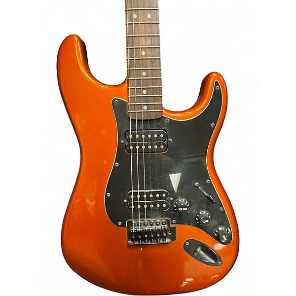 Used Squier Bullet HH Metallic Orange Solid Body Electric Guitar