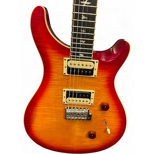 Used 2021 PRS SE Custom 24 Sunburst Solid Body Electric Guitar