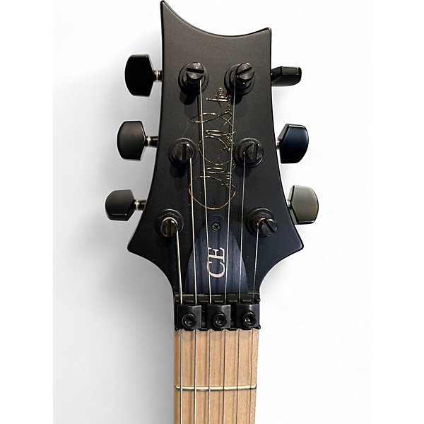 Used PRS DUSTIE WARING CE FLOYD Satin Black Solid Body Electric Guitar