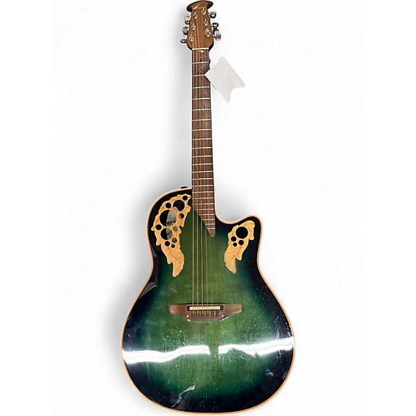 Used Ovation 6778 ELITE EMERALD GREEN Acoustic Guitar