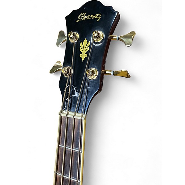 Used Ibanez AEB5E Natural Acoustic Bass Guitar