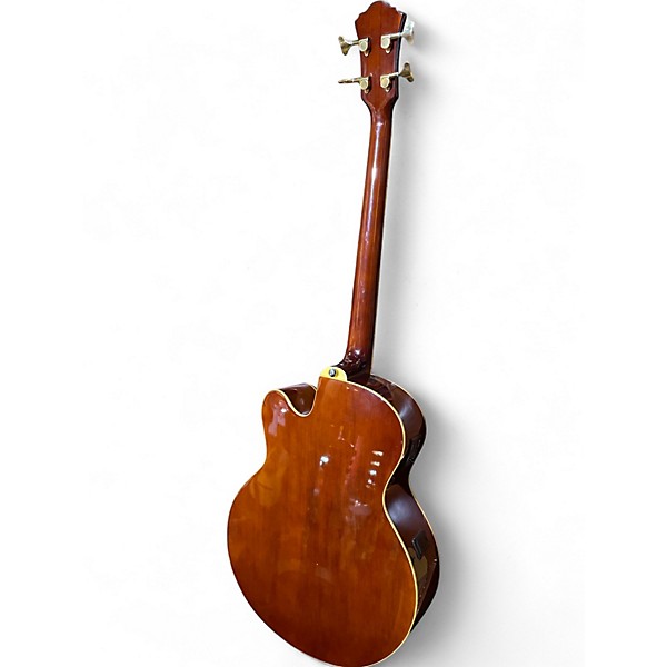 Used Ibanez AEB5E Natural Acoustic Bass Guitar
