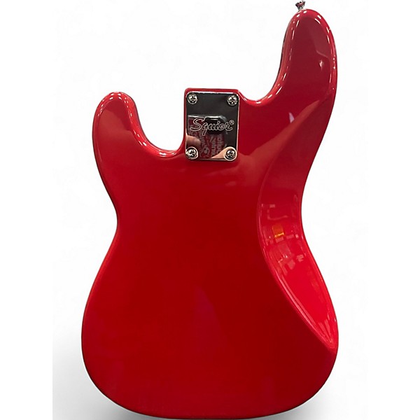 Used Squier MINI PRECISION BASS Dakota Red Electric Bass Guitar
