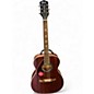 Used Fender Tim Armstrong Hellcat Left Handed BROWN Acoustic Electric Guitar thumbnail