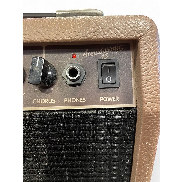 Used Fender Acoustasonic 15 Acoustic Guitar Combo Amp