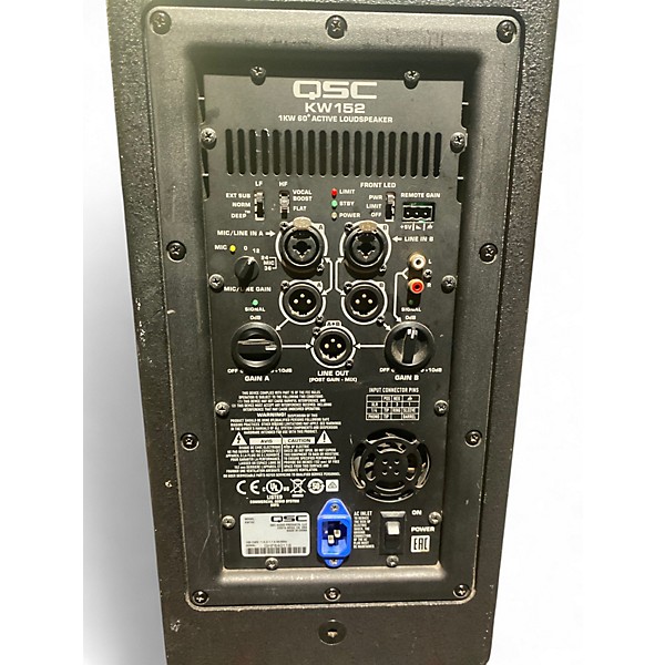 Used QSC KW152 15In 2-Way Powered Speaker