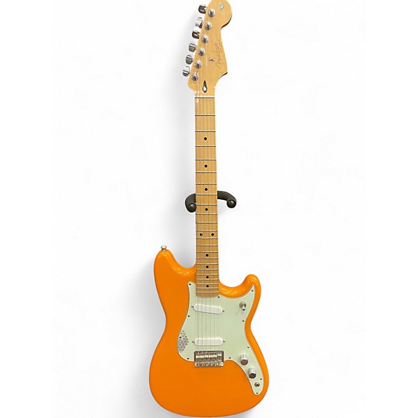 Used Fender Duo Sonic Orange Solid Body Electric Guitar