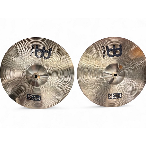 Used MEINL 14in HCS Hi Hat Pair Cymbal