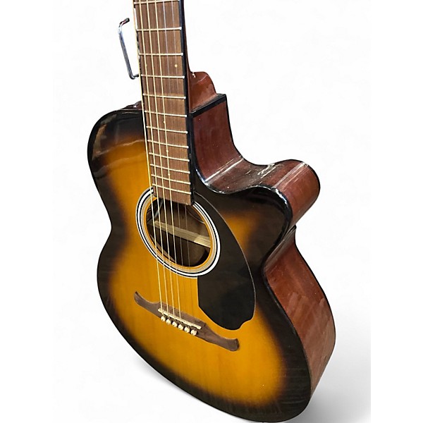 Used Fender FA135CE Concert 2 Color Sunburst Acoustic Electric Guitar
