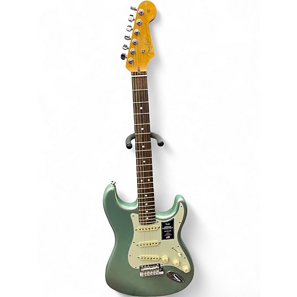 Used Fender American Professional II Stratocaster MYSTIC SURF GREEN Solid Body Electric Guitar