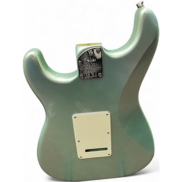 Used Fender American Professional II Stratocaster MYSTIC SURF GREEN Solid Body Electric Guitar