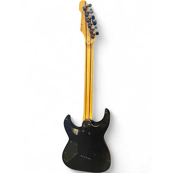 Used Ltd M-1000MS Black Solid Body Electric Guitar