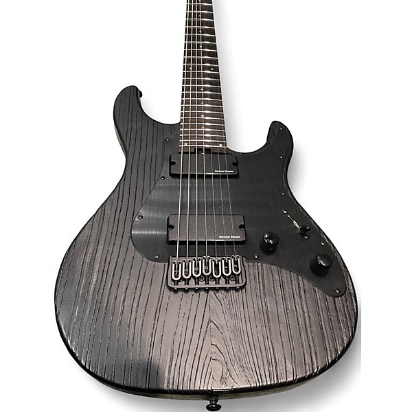 Used 2025 ESP LTD SN1007B Satin Black Baritone Guitars