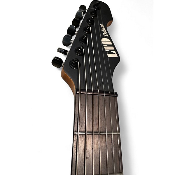 Used 2025 ESP LTD SN1007B Satin Black Baritone Guitars