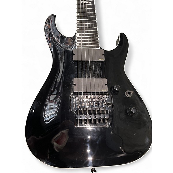 Used 2020s ESP E-II Horizon FR7 Black Solid Body Electric Guitar