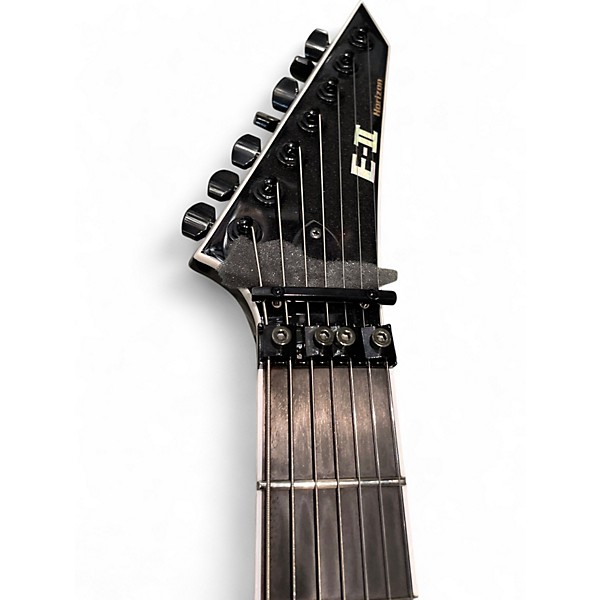Used 2020s ESP E-II Horizon FR7 Black Solid Body Electric Guitar