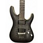 Used Schecter Guitar Research C1 Platinum Trans Black Solid Body Electric Guitar