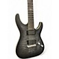 Used Schecter Guitar Research C1 Platinum Trans Black Solid Body Electric Guitar