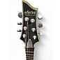 Used Schecter Guitar Research C1 Platinum Trans Black Solid Body Electric Guitar