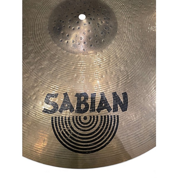 Used SABIAN 21in HH Raw Bell Dry Ride Brilliant Cymbal